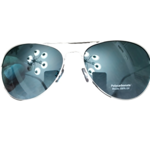 Beautiful Blue Tinted Aviator Wire Framed Shades Polycarbonate 100% UV Protect'n